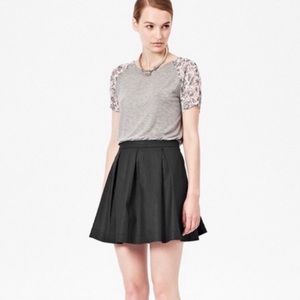 FC Jeans Soft Black Denim Skirt